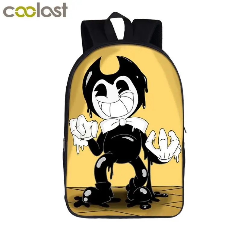 Рюкзак Bendy And The Ink Machine для детей школьные сумки мультяшный игровой рюкзак с