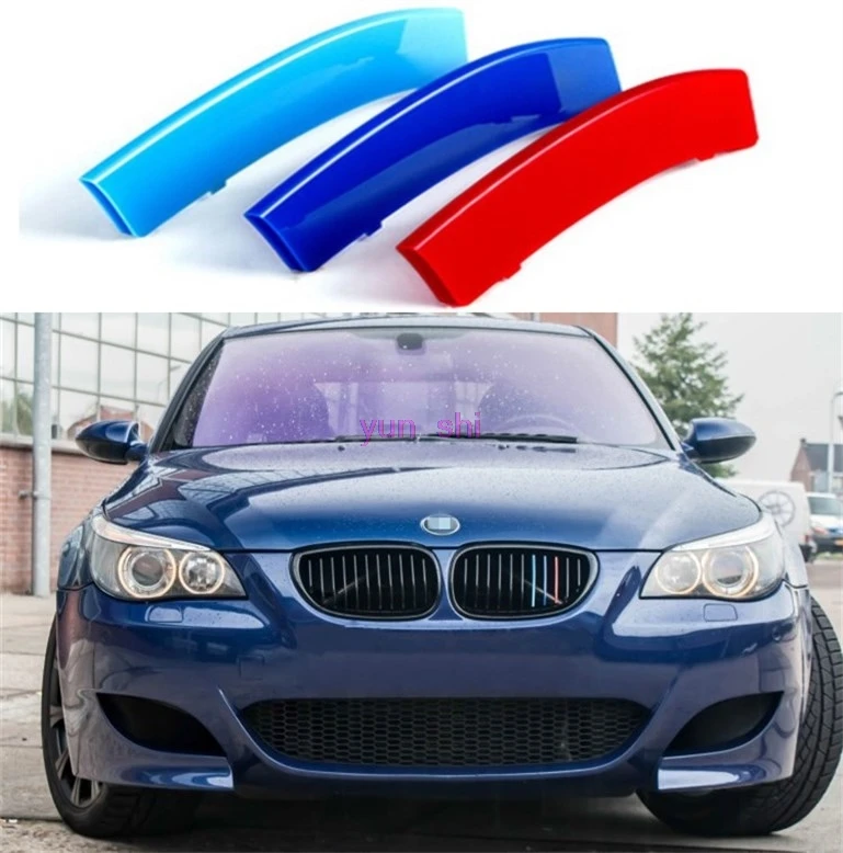 Для BMW 5 Series 525i 2004 2010 И т. Д. автомобильная передняя решетка обшивка спортивные
