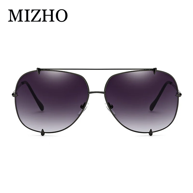 Солнцезащитные очки MIZHO с заклепками солнцезащитные в металлической оправе