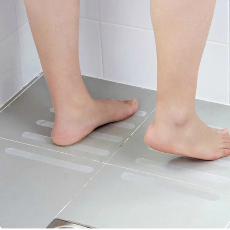Новые 5 шт/упаковка, шт./компл. Ванная комната Ванна Non-Slip наклейки лестничные ступени скотч Двухсторонняя клейкая Водонепроницаемый Стикеры для домашнего Аксессуары для ванной комнаты