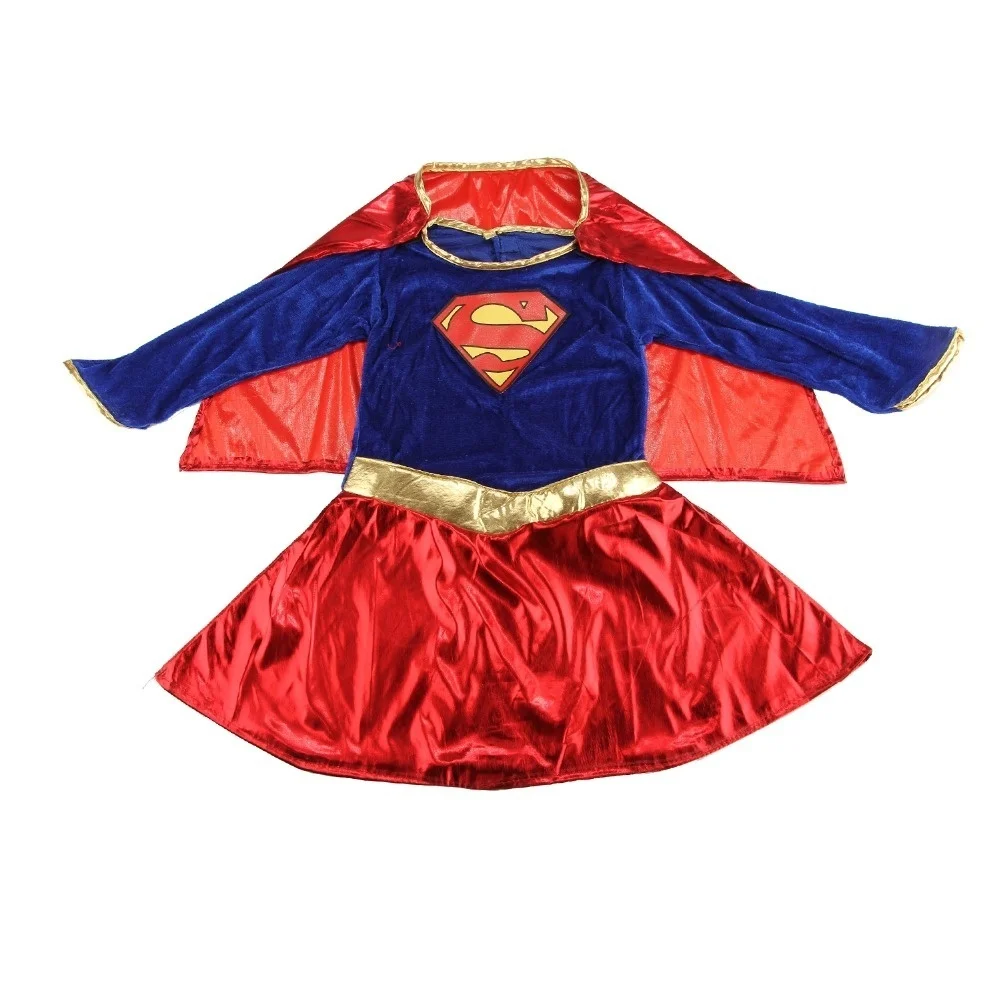 Детский костюм пачка Supergirl на Хэллоуин для девочек Batgirl детский Косплей|Костюмы