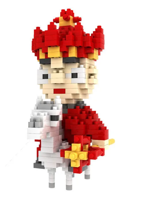 Новый пластиковый конструктор LOZ с алмазным путешествием на запад Монк Тан