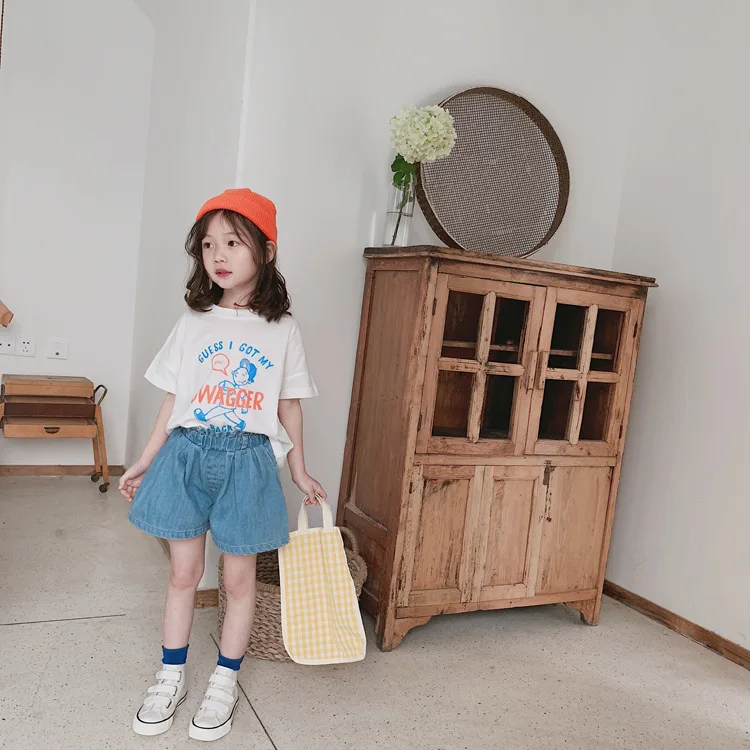 2019 повседневные футболки с героями мультфильмов для мальчиков и девочек Детские