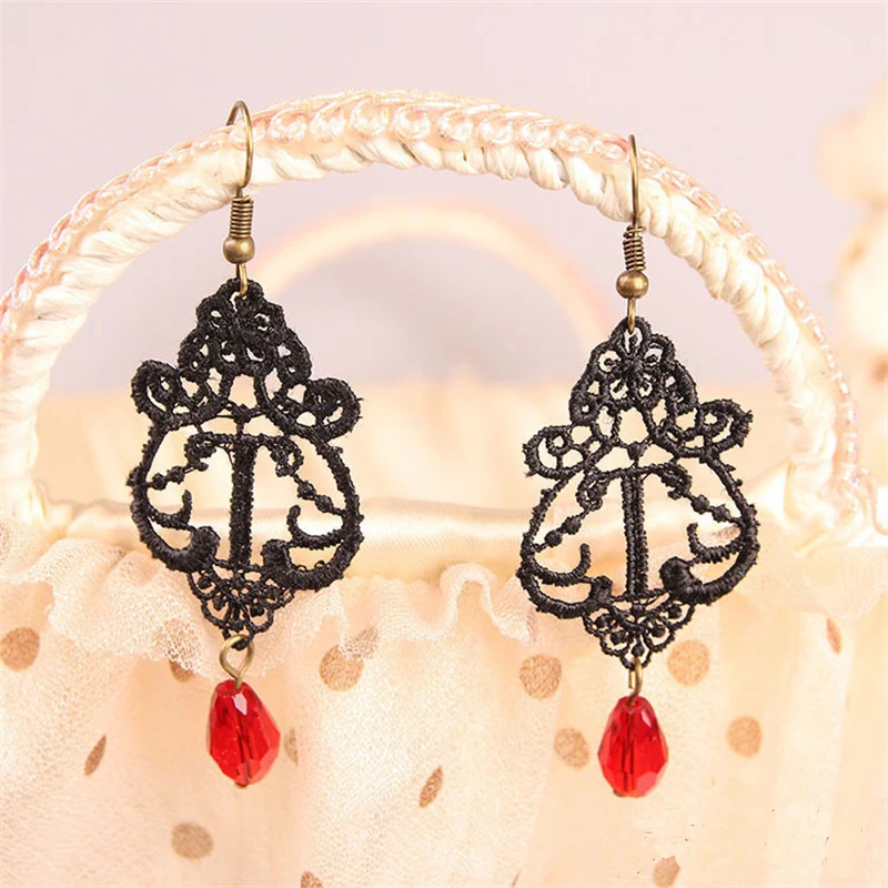 Женские серьги-подвески в готическом стиле | Украшения и аксессуары