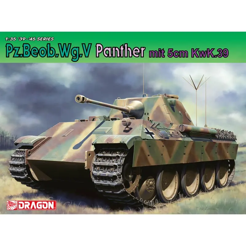 DRAGON 6821 1/35 Pz.Beob.Wg.V Panther mit 5 см кВт. K.39/1 масштаб набор моделей Наборы для