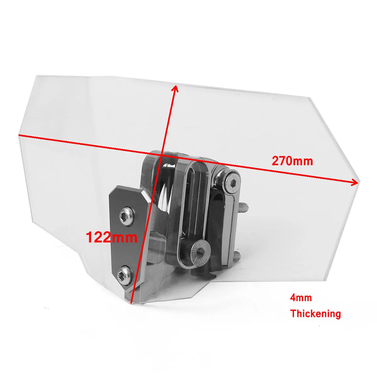 Светоотражатель ветрового стекла для мотоцикла прозрачный ветрозащитный