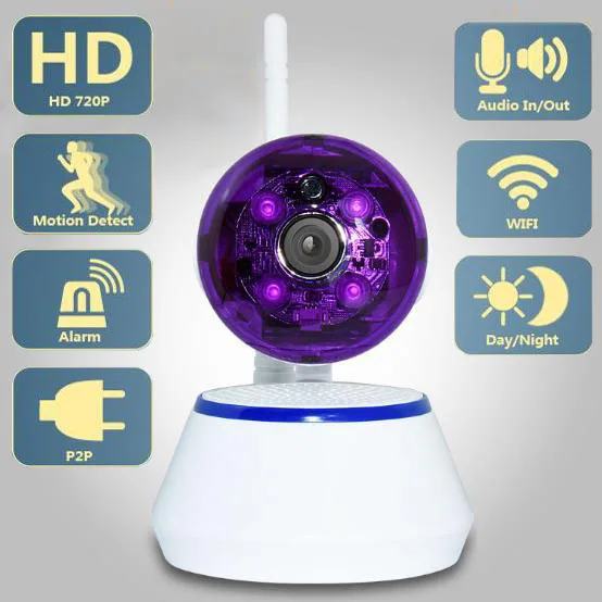 Wi fi Ip камера Ночного Видения Motion Обнаружения P2P Fi Монитор Сетевой Камеры