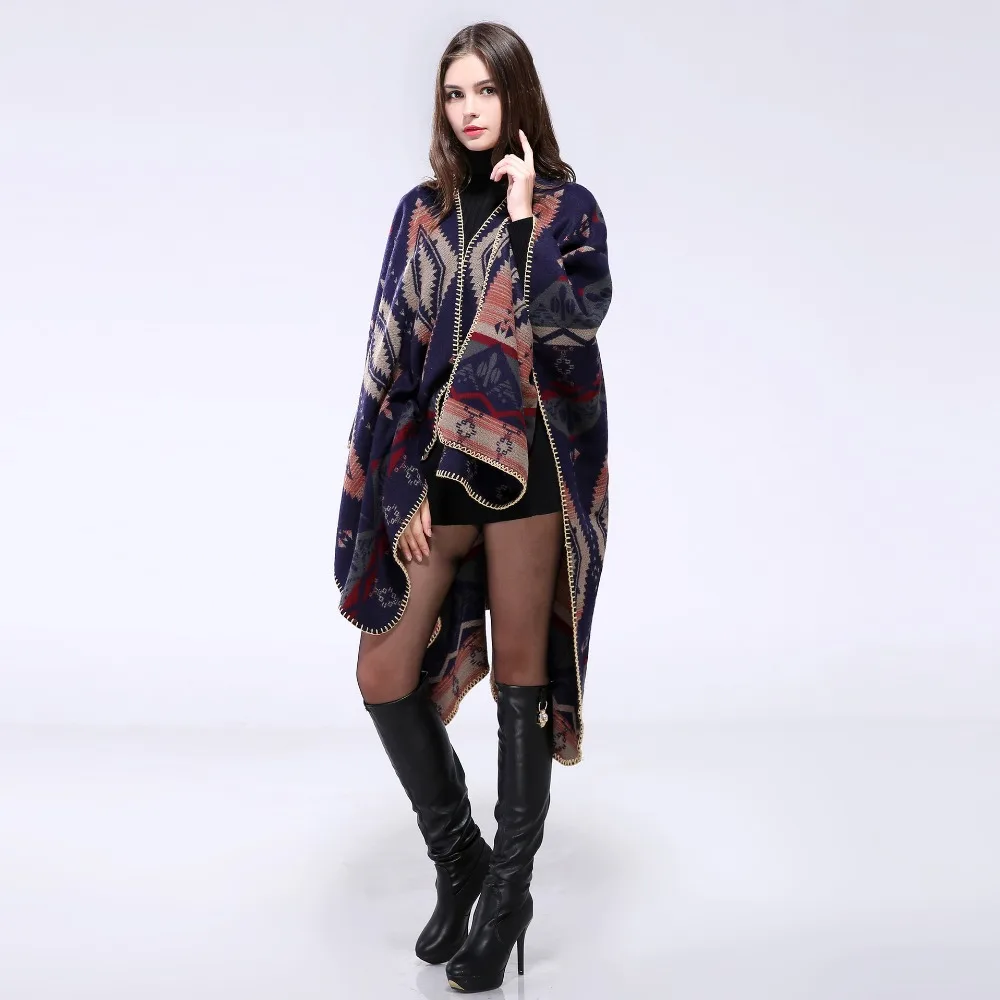 Abrigo Mujer пончо женский плащ зимнее пальто женское пончо y Capas Mujer Desigual Manteau Femme Hiver роскошный бренд шарф 125