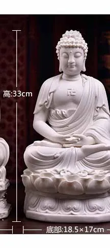 Керамика Sakyamuni керамическая аптека Будда монтированная на западе три св. Будды