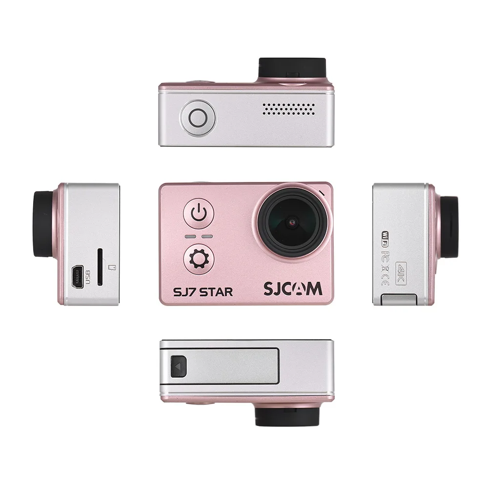 SJCAM SJ7 STAR 4 K/30FPS Wi-Fi экшн-Камера с 2-дюймовым Сенсорный экран дистанционного Управление Спортивная водоотталкивающая Камера GoPro для стабилизации гироскопа Водонепроницаемый
