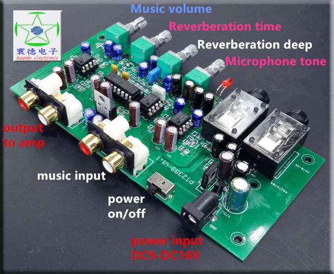 Компоненты TP2399 HD цифровой усилитель для караоке доска | Электроника