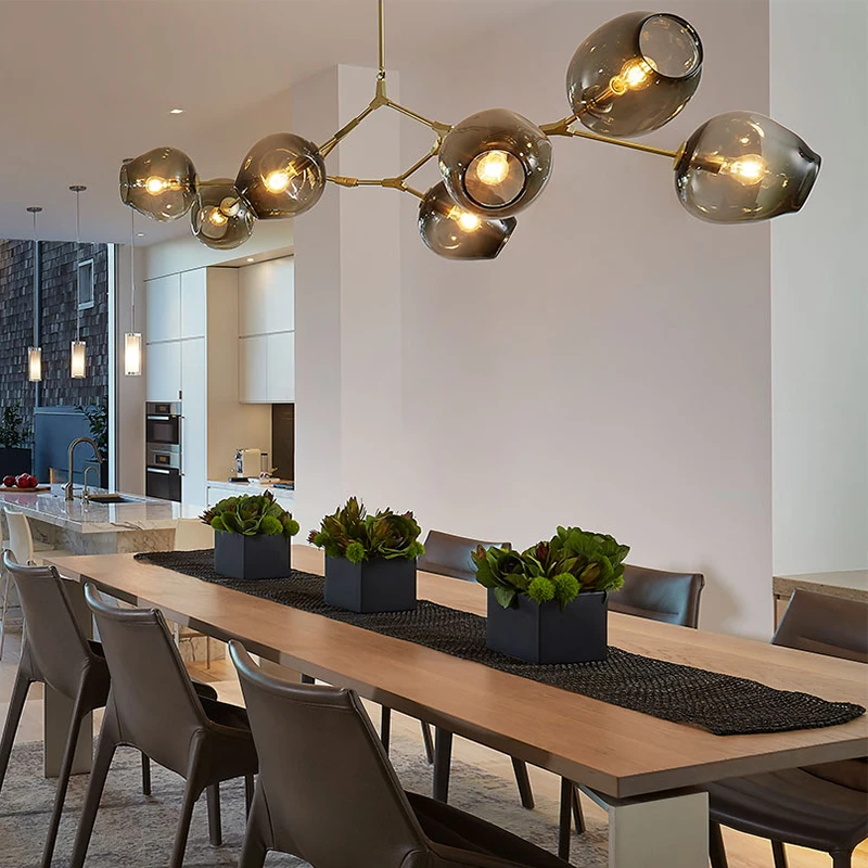 Пост модерн молекулярная Волшебная ветка подвесные светильники итальянская светодиодная Подвесная лампа