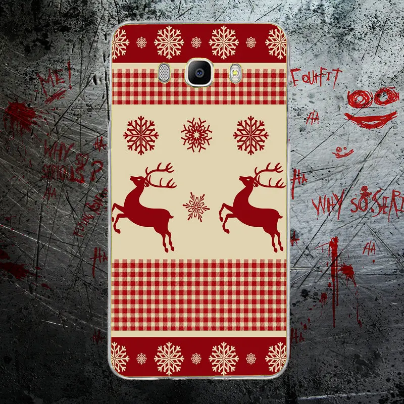Picture 3 Merry Chrismas Happy год для Samsung Galaxy J1 J2 J3 J5 J7 A3 A5 A7 Чехол мягкий, ТПУ Силиконовые чехлы Сумки - Цвет: Picture 3