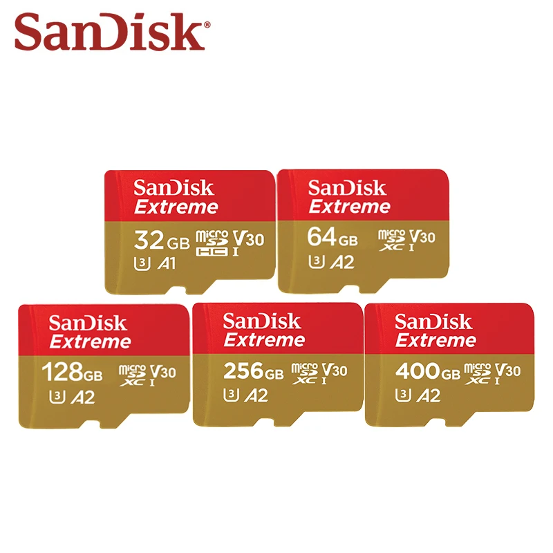 SanDisk карта памяти Micro SD 128 ГБ 64 32 256 400 гб | Компьютеры и офис