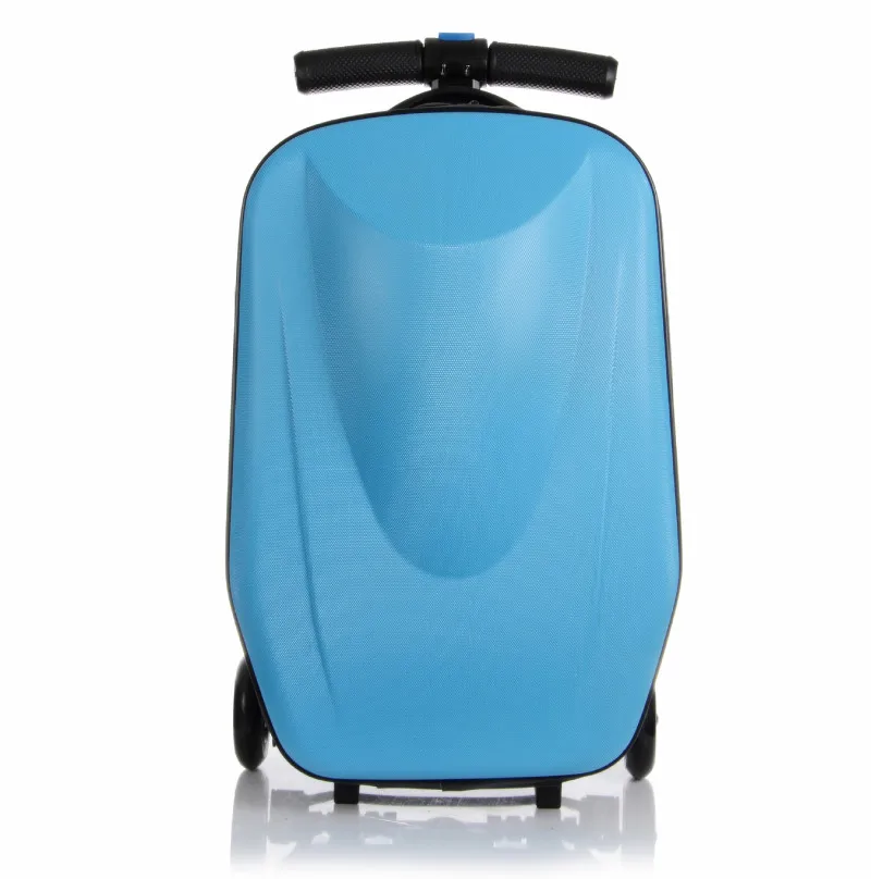 B Модный чехол для скутера, для взрослых, складной, 3 колеса, для скутера, чемодан, для путешествий, на колесиках, прочный Чехол на колесиках, для скутера с рюкзаком - Цвет: B