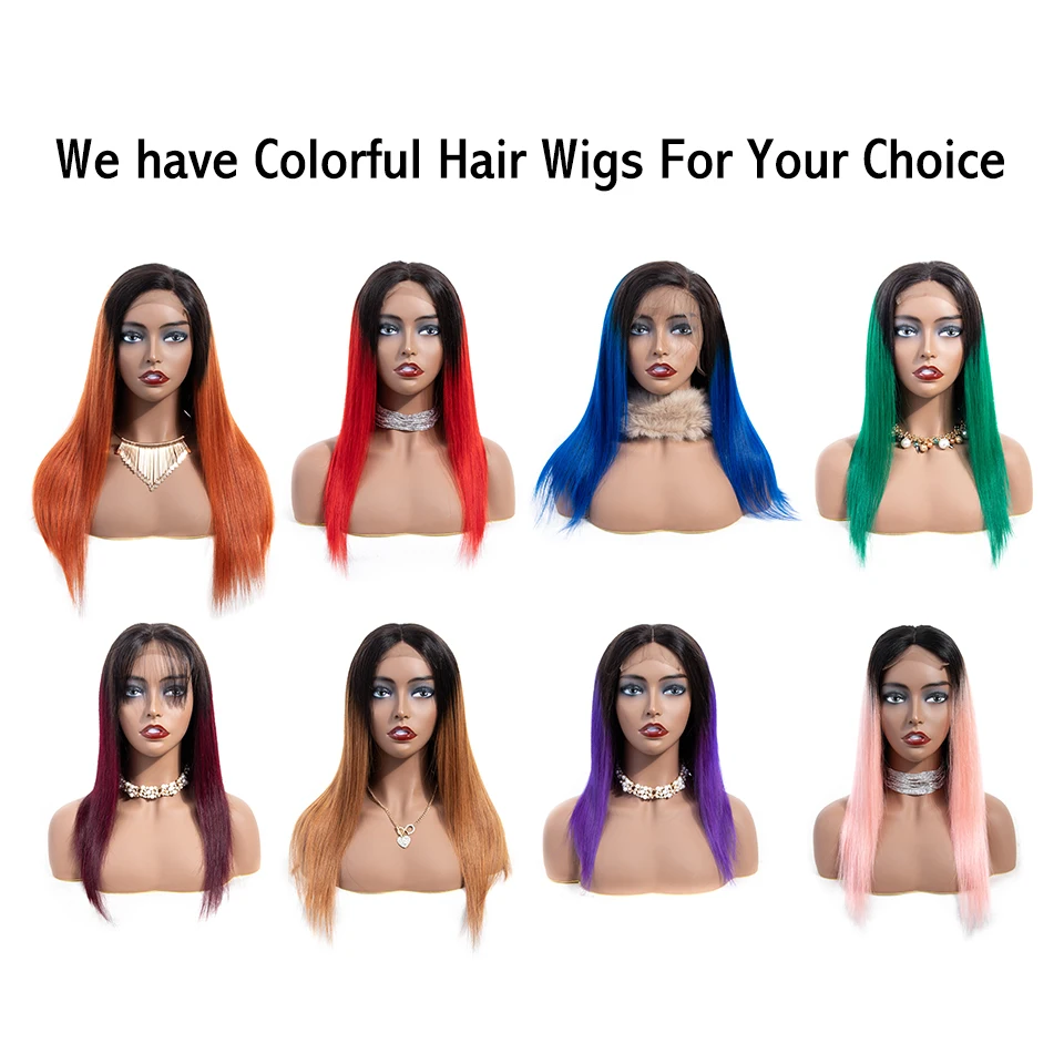 

Sexay Ombre Human Hair 3/4 Bundles Deal Pre Colored Remy Human Hair Weaves Dark Roots Ombre Peruvian Straight Hair Extentions