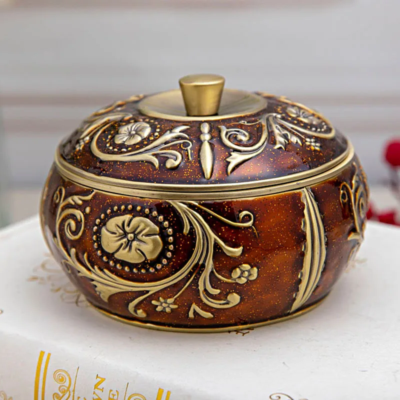 Винтажное украшение для дома металлическое искусство Европейский цветок резные