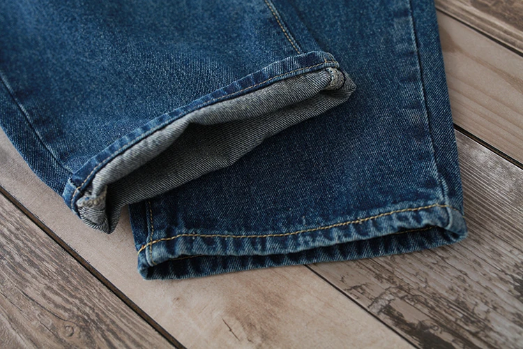 Джинсовые комбинезоны для Для женщин широкие мешковатые шаровары джинсы девочек