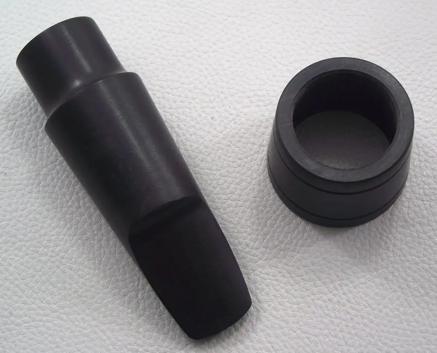 Эбенового дерева мундштук саксофона сопрано и Лигатура качественный материал