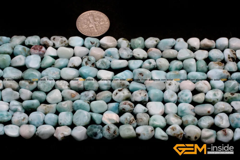 Larimar: 5x6 мм Бесплатная форма картофеля бусины из ларимара натуральные Larimar DIY