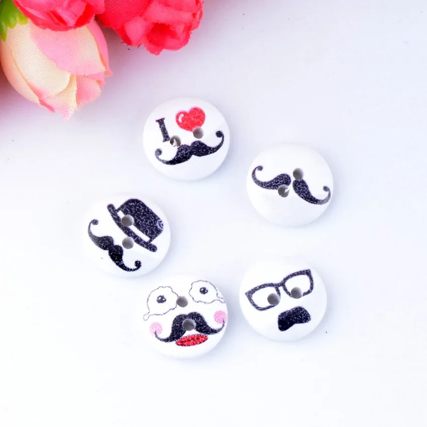 БЕСПЛАТНАЯ ДОСТАВКА Розница 10 шт случайный смешанный милый 2 отверстия