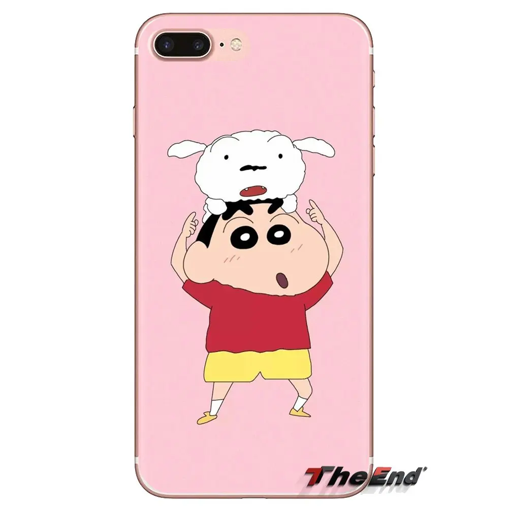 Прозрачный мягкий чехол для Samsung Galaxy S3 S4 S5 Mini S6 S7 Edge S8 S9 S10 Plus Note 3 4 5 8 9 Crayon Shin-chan |