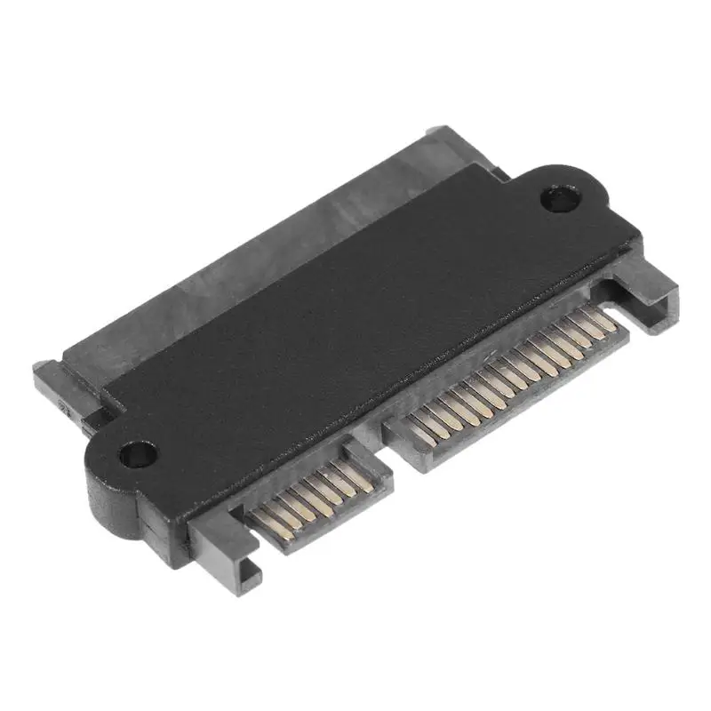 Прямой 22Pin SATA папа порт к женский HDD жесткий диск SSD адаптер 500 Мбит/с разъем