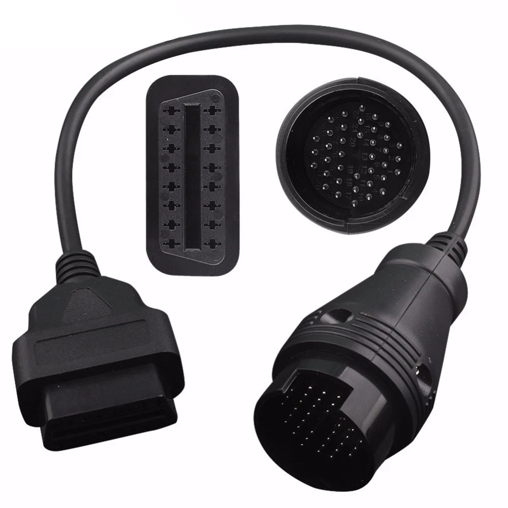 Диагностический кабель для Mercedes 38Pin адаптер для 16Pin OBD OBD2 разъем для Mercedes диагностический инструмент адаптер Benz38 Pin OBD2