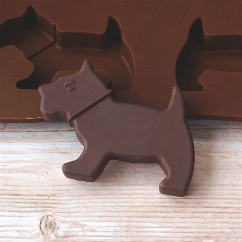 Антипригарная силиконовая шоколадная форма для домашних животных формы льда