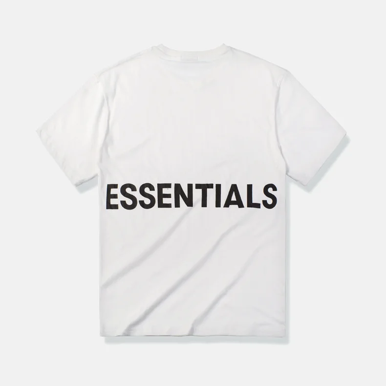 Черный Туман STREET белый/BLCK сетки с рукавами Essential для мужчин женщин Письмо печати футболка с коротким рукавом 5 цветов