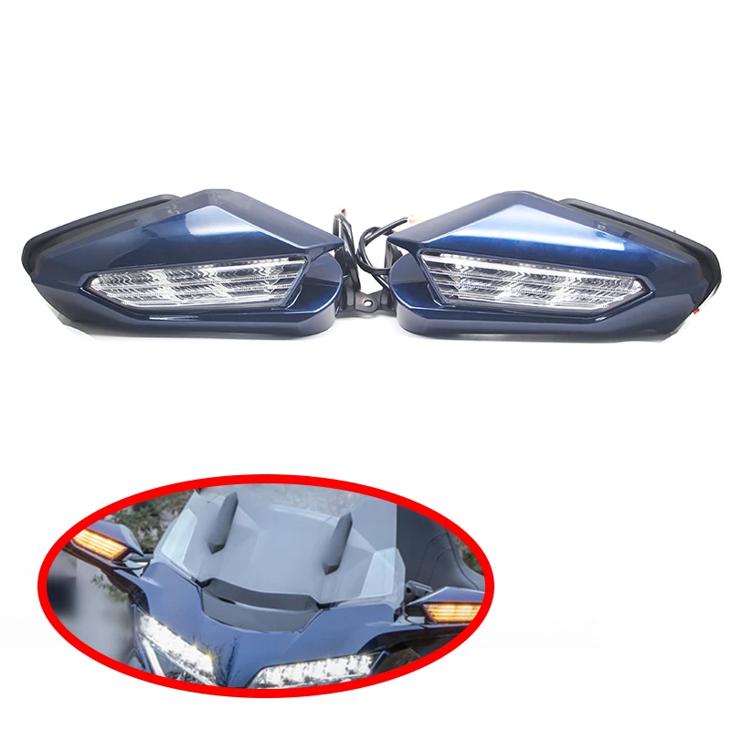 Для Honda Goldwing GL1800 2018 gl 1800 новый черный синий мотоцикл зеркало заднего вида
