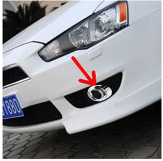 Хромированная передняя противотуманная фасветильник для MITSUBISHI LANCER 2008 2009 2010 2011