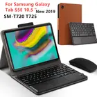 Чехол для Samsung Galaxy Tab S5E SM-T720 T725 10,5 Bluetooth защитный чехол с клавиатурой из искусственной кожи для Tab S5E 10,5 