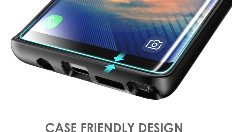 Akcoo Премиум Note 8 Стекло Экран с установкой лоток для samsung Galaxy Note8 закаленное Стекло накладка пленка