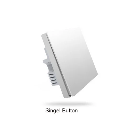 single button Aqara концентратор Mi gateway с RGB светодиодный ночник умная работа с Apple Homekit и aqara умное приложение для xiaomi умный дом - Цвет: single button