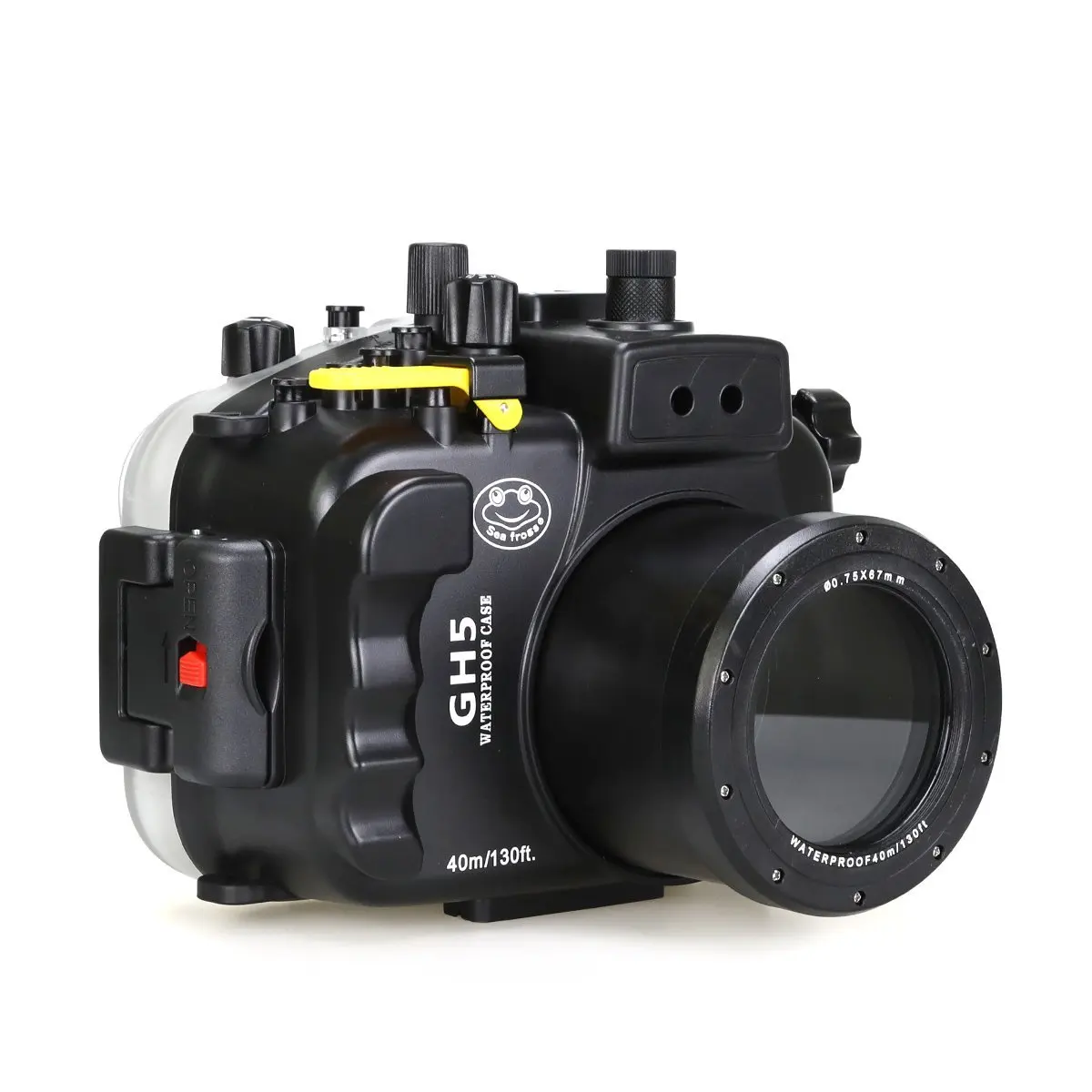 Водонепроницаемый корпус Seafrogs для Panasonic GH5 40 м/130 футов сумка подводной камеры