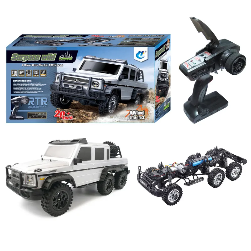HG P601 1/10 2,4G 6WD Rc автомобиль Рок Гусеничный RTR 20 км/ч, Металлическое шасси RTR игрушка