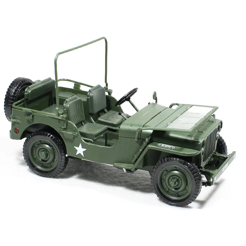 Литой 1:18 из сплава для джипа, военная тактика, модель автомобиля, открывающийся капот, панели, чтобы раскрыть двигатель для детей, Подарочные игрушки
