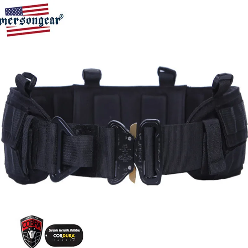 Emersongear Кобра Боевой пояс тактический пояс многофункциональная комбинация molle тяжелая промышленность стрельба армейский ремень вентилятора