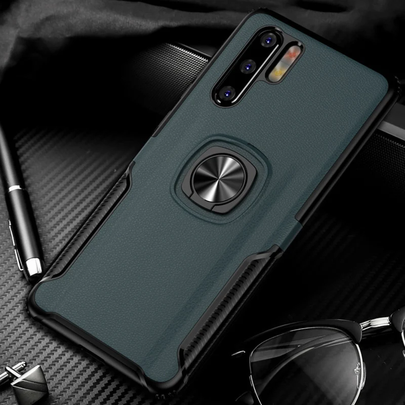 Роскошный кожаный тонкий противоударный защитный чехол для телефона huawei P30 Pro Lite