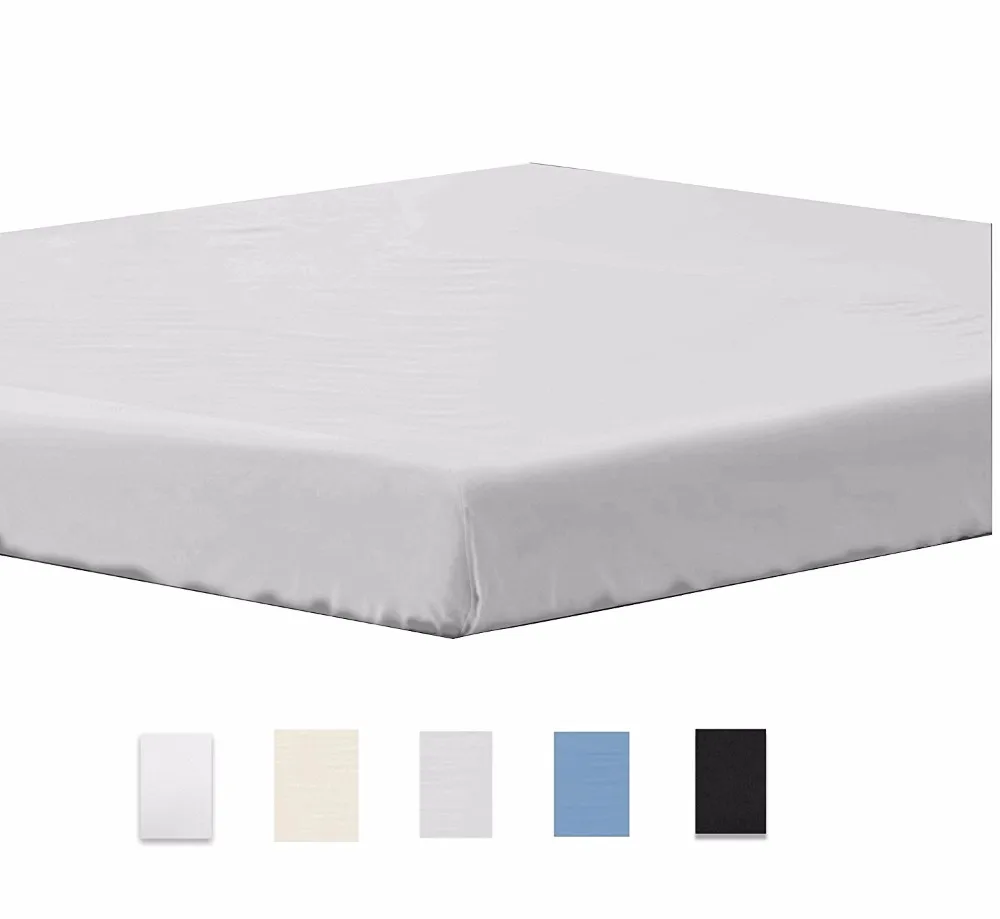 Простыня-простыня с глубоким карманом из матовой микрофибры дышащая очень