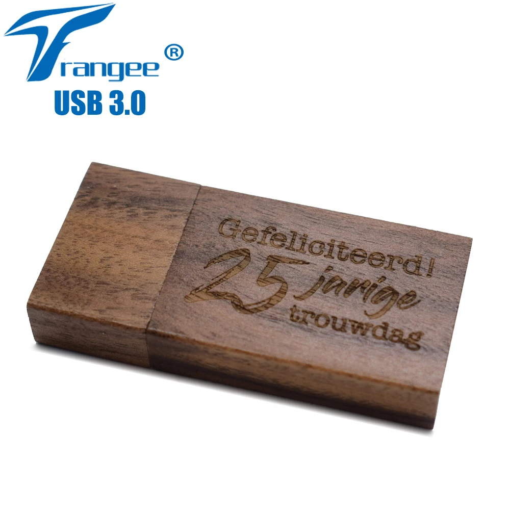 Trangee 10 шт./лот USB-флеш-накопитель орехового цвета USB 3 0 4 ГБ 8 16 32 флеш-накопитель 64