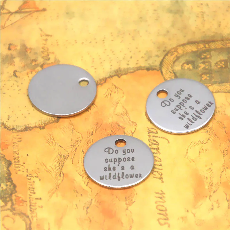 Подвеска в стиле Алисы стране чудес 10 шт./лот вы полагаете что это дикий цветок