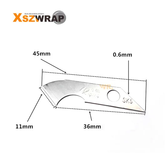Лезвия для крючков лезвия резак акриловая доска АБС-пластик оргстекло (1 нож + 10