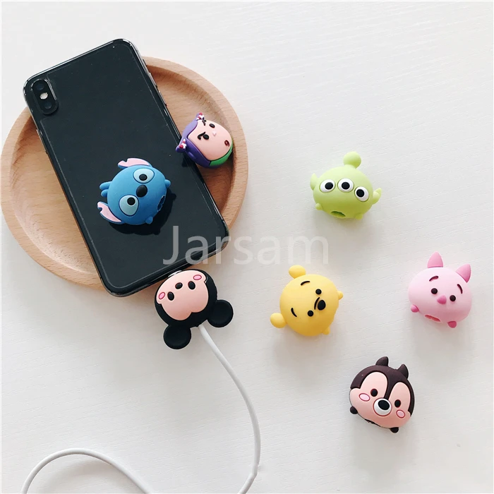 Мультяшный защитный кабель для передачи данных чехол iPhone зарядный 6S|Органайзеры