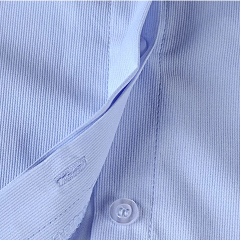 

White Shirt Long Sleeve 2020 New Autumn-Winter Korean Edition Thickened Heating Professional Blue Furry Shirt Inch