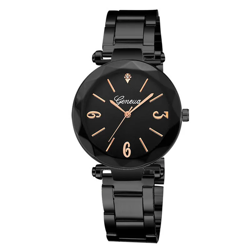 Top Brand Luxury Watches for Women Fashion Stainless Steel Watch Geneva Casual Dress Ladies Wrist Watch Clock Reloj Mujer 2023