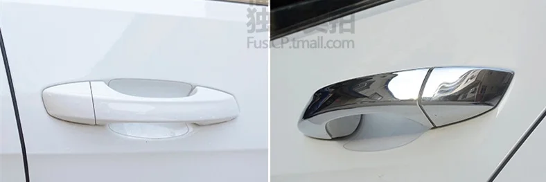 Хромированная накладка на боковые ручки автомобиля наклейка для Volkswagen VW GOLF 7 MK7 2013