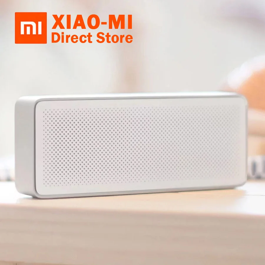 Оригинальный Xiaomi спикер пенал Bluetooth 4 2 квадратных стерео HD качество звука