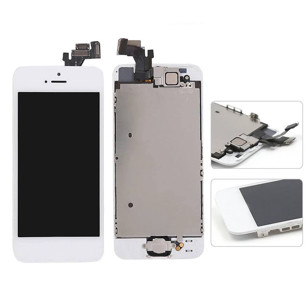 Для Apple iPhone 5 ЖК дисплей AAA качество сенсорный экран дигитайзер полная сборка для 5G